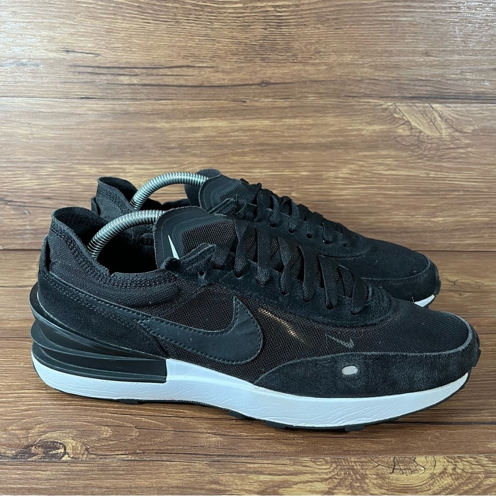 Nike Waffle One Black Suede Low Top Sneakers Men’s Size 9.5 Shoes